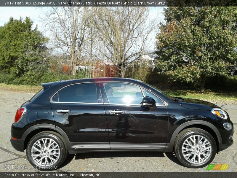 Nero Cinema (Black) / Testa Di Moro/Grigio (Dark Brown/Gray) 2017 Fiat 500X Lounge AWD
