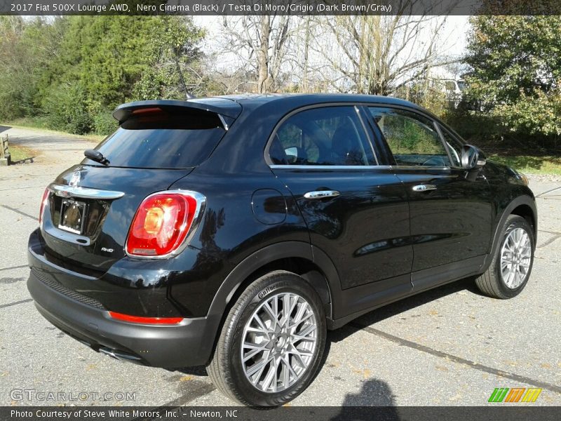 Nero Cinema (Black) / Testa Di Moro/Grigio (Dark Brown/Gray) 2017 Fiat 500X Lounge AWD