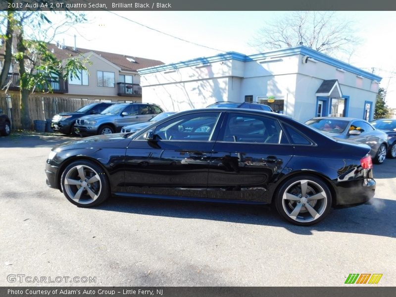 Brilliant Black / Black 2012 Audi A4 2.0T quattro Sedan