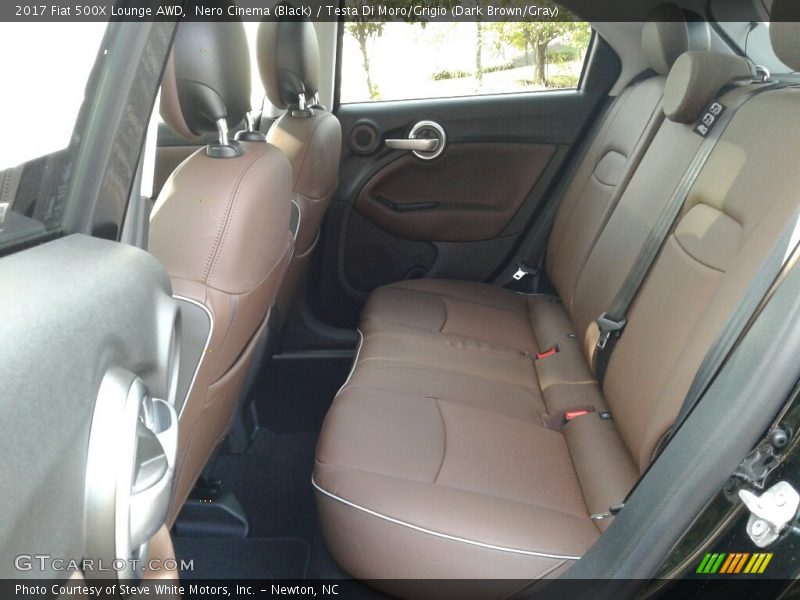 Rear Seat of 2017 500X Lounge AWD
