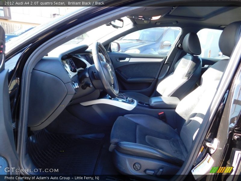 Brilliant Black / Black 2012 Audi A4 2.0T quattro Sedan