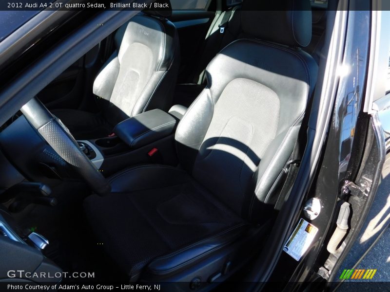 Brilliant Black / Black 2012 Audi A4 2.0T quattro Sedan
