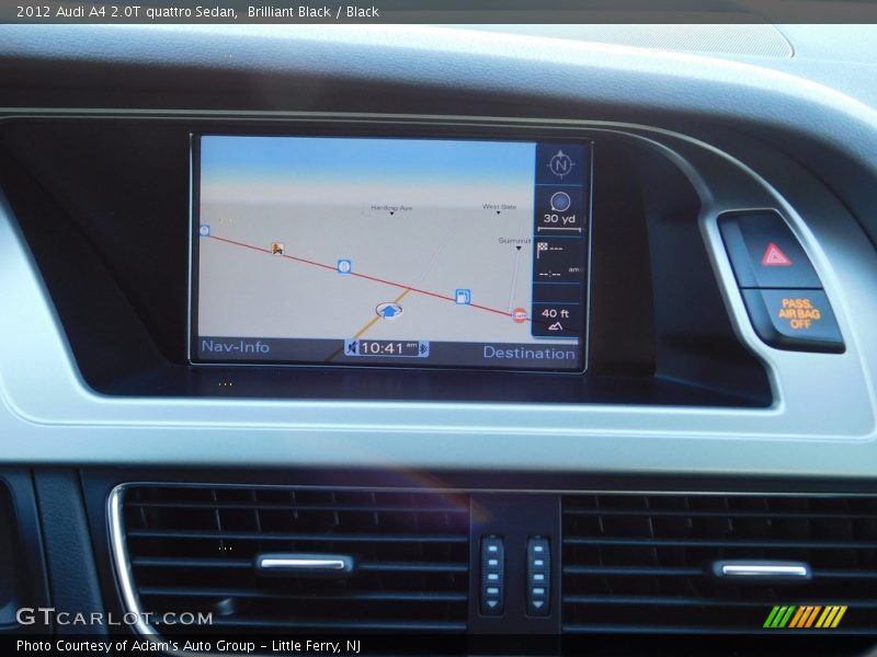 Brilliant Black / Black 2012 Audi A4 2.0T quattro Sedan