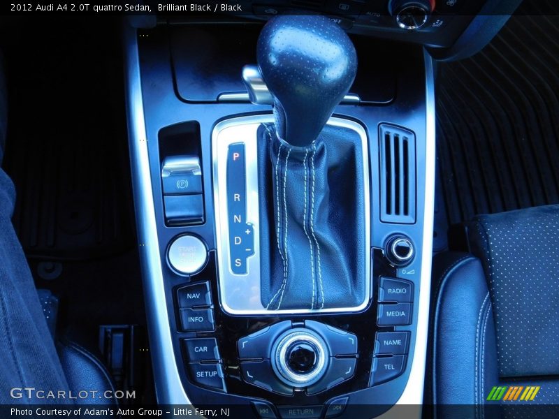 Brilliant Black / Black 2012 Audi A4 2.0T quattro Sedan