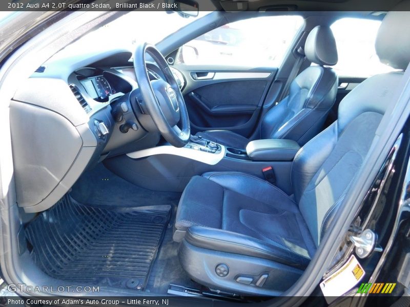 Brilliant Black / Black 2012 Audi A4 2.0T quattro Sedan