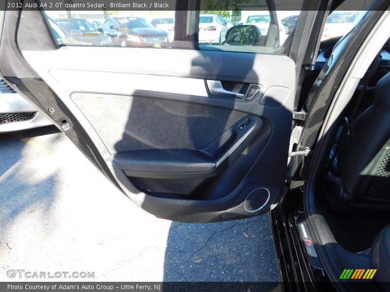 Brilliant Black / Black 2012 Audi A4 2.0T quattro Sedan
