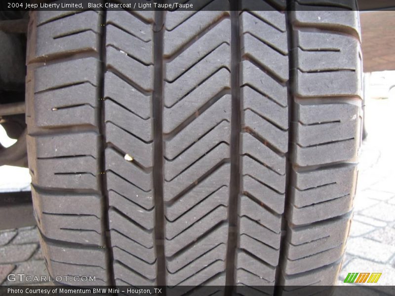 Black Clearcoat / Light Taupe/Taupe 2004 Jeep Liberty Limited