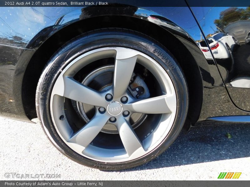 Brilliant Black / Black 2012 Audi A4 2.0T quattro Sedan