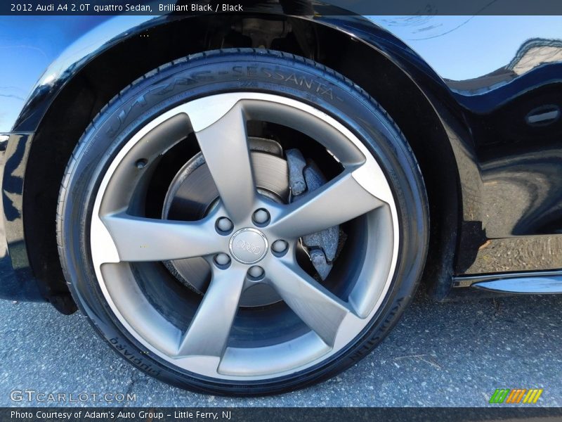 Brilliant Black / Black 2012 Audi A4 2.0T quattro Sedan
