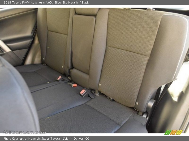 Silver Sky Metallic / Black 2018 Toyota RAV4 Adventure AWD
