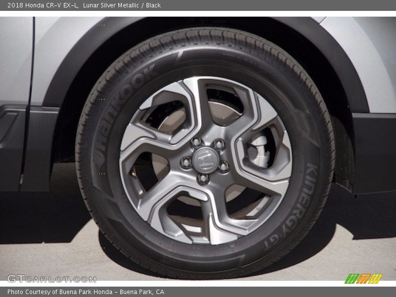 Lunar Silver Metallic / Black 2018 Honda CR-V EX-L