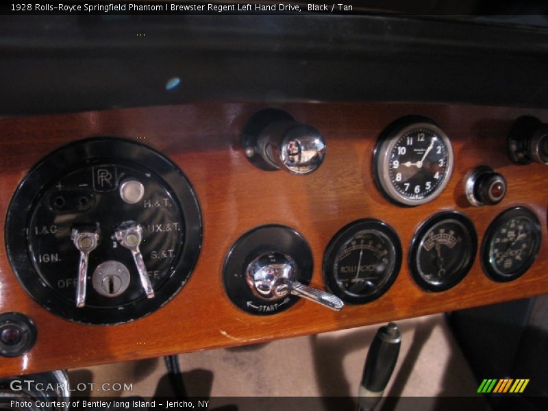 Black / Tan 1928 Rolls-Royce Springfield Phantom I Brewster Regent Left Hand Drive