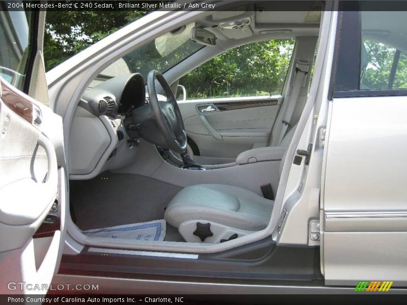 Brilliant Silver Metallic / Ash Grey 2004 Mercedes-Benz C 240 Sedan
