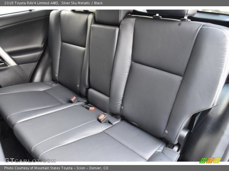 Silver Sky Metallic / Black 2018 Toyota RAV4 Limited AWD