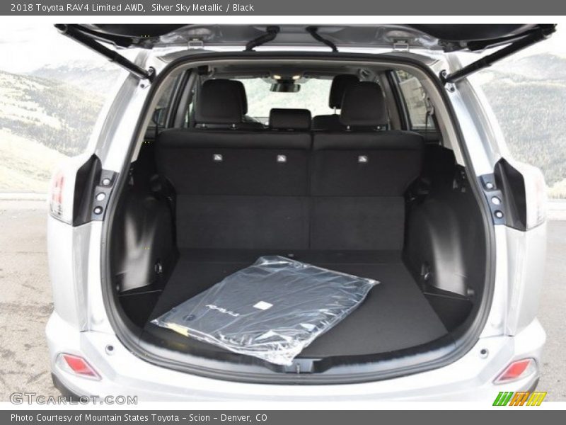 Silver Sky Metallic / Black 2018 Toyota RAV4 Limited AWD