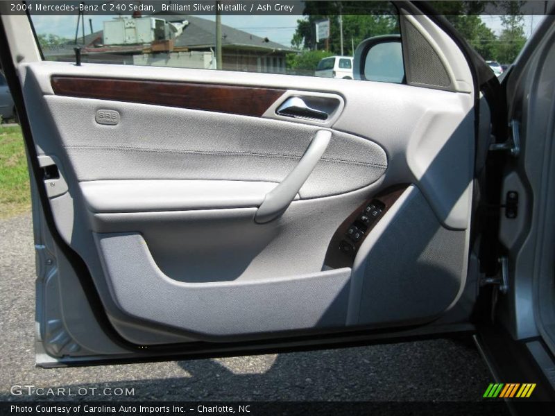 Brilliant Silver Metallic / Ash Grey 2004 Mercedes-Benz C 240 Sedan