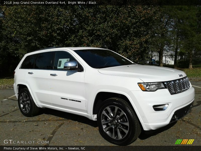 Bright White / Black 2018 Jeep Grand Cherokee Overland 4x4