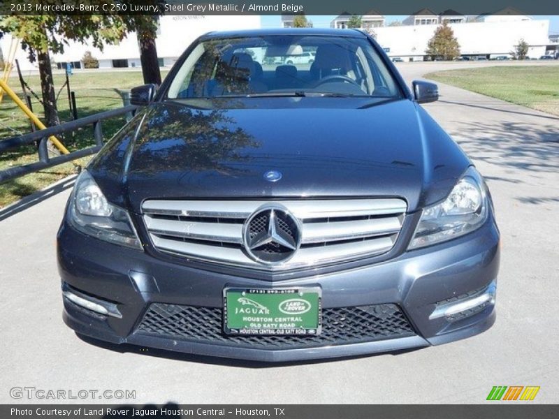 Steel Grey Metallic / Almond Beige 2013 Mercedes-Benz C 250 Luxury