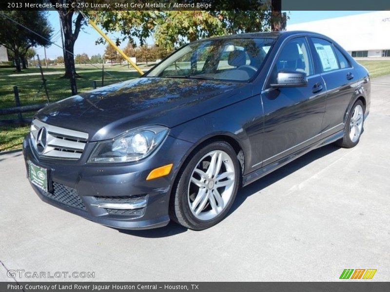 Steel Grey Metallic / Almond Beige 2013 Mercedes-Benz C 250 Luxury
