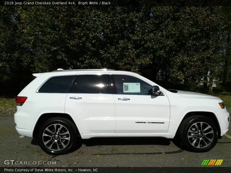 Bright White / Black 2018 Jeep Grand Cherokee Overland 4x4