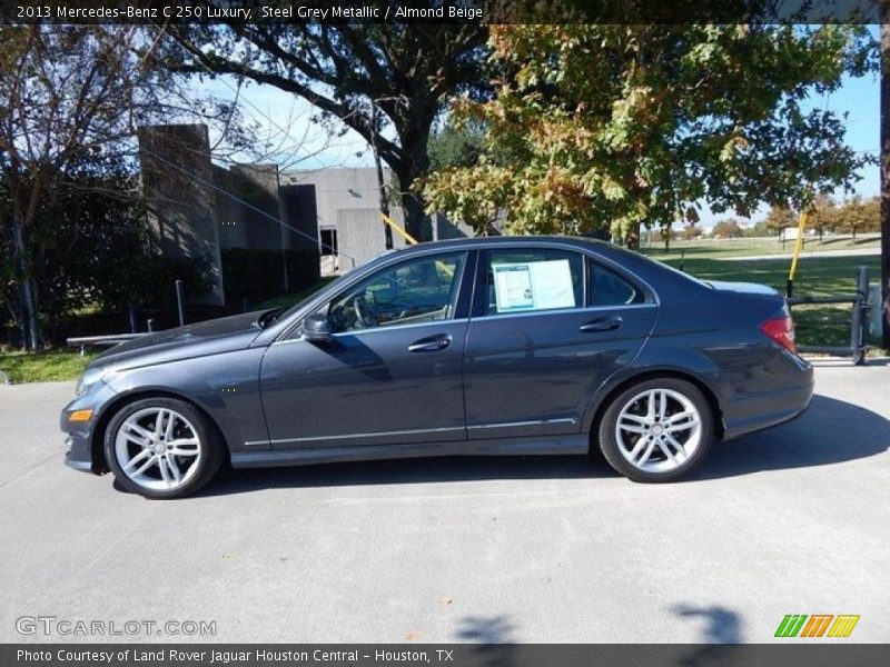 Steel Grey Metallic / Almond Beige 2013 Mercedes-Benz C 250 Luxury