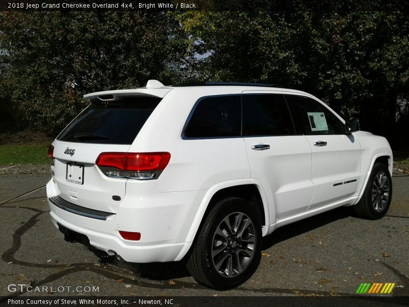 Bright White / Black 2018 Jeep Grand Cherokee Overland 4x4