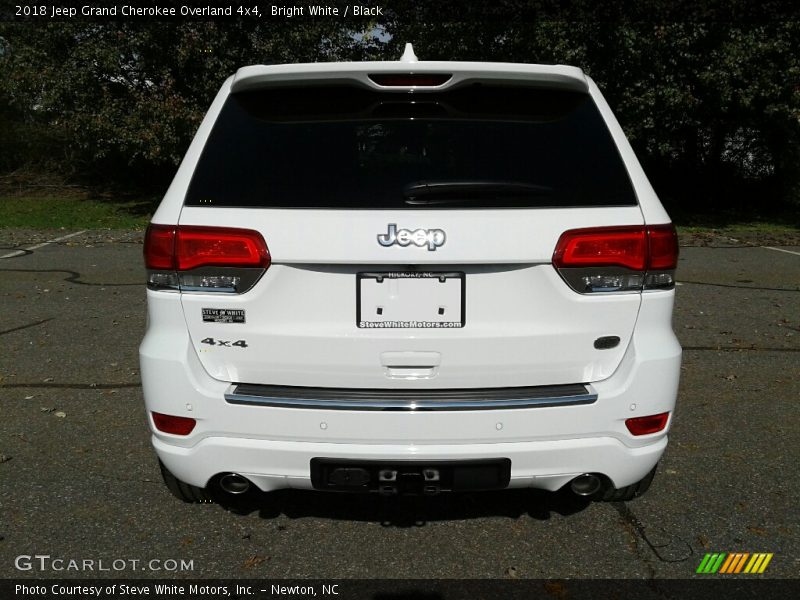 Bright White / Black 2018 Jeep Grand Cherokee Overland 4x4
