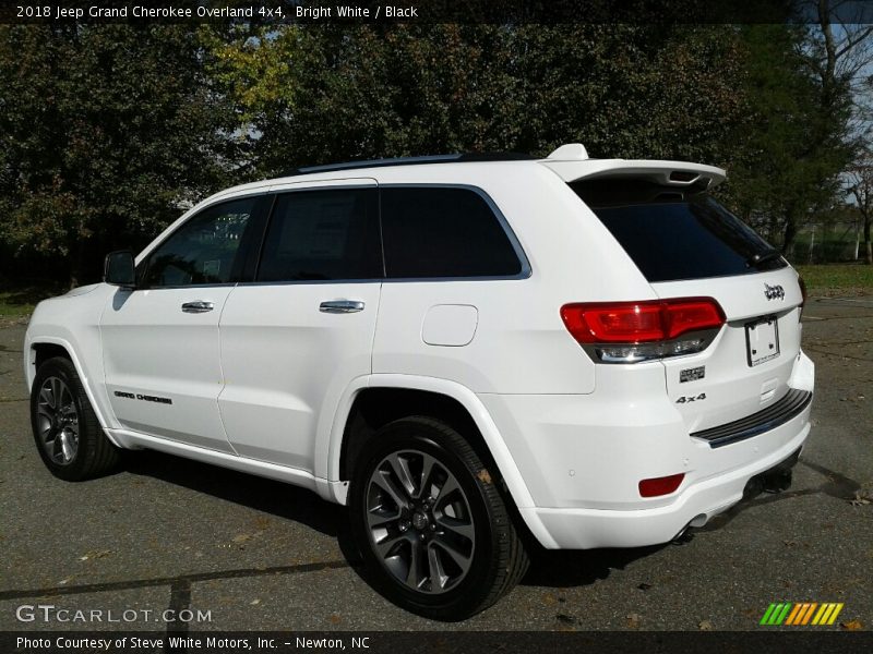 Bright White / Black 2018 Jeep Grand Cherokee Overland 4x4