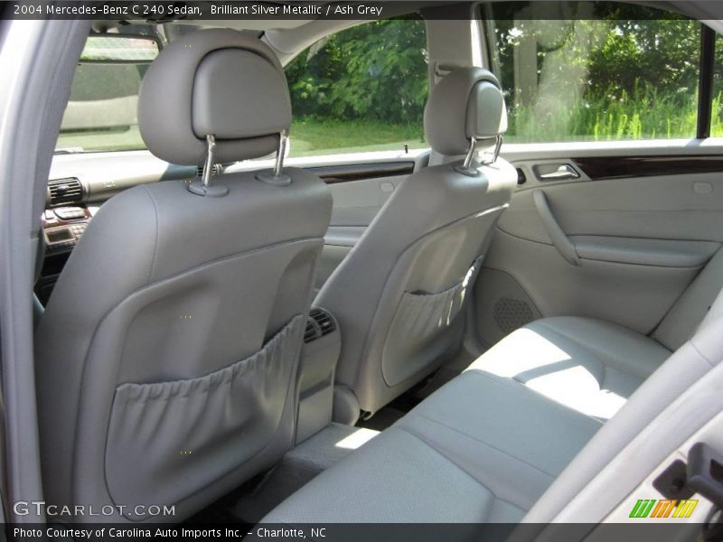 Brilliant Silver Metallic / Ash Grey 2004 Mercedes-Benz C 240 Sedan