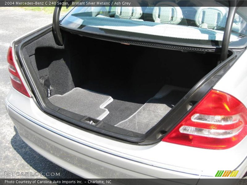 Brilliant Silver Metallic / Ash Grey 2004 Mercedes-Benz C 240 Sedan