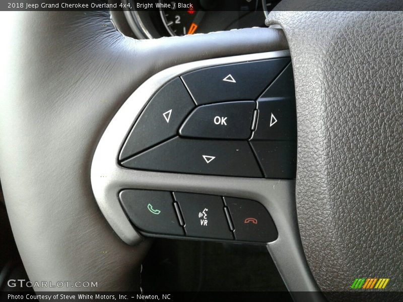 Bright White / Black 2018 Jeep Grand Cherokee Overland 4x4