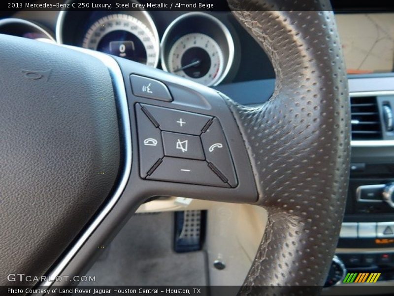 Steel Grey Metallic / Almond Beige 2013 Mercedes-Benz C 250 Luxury