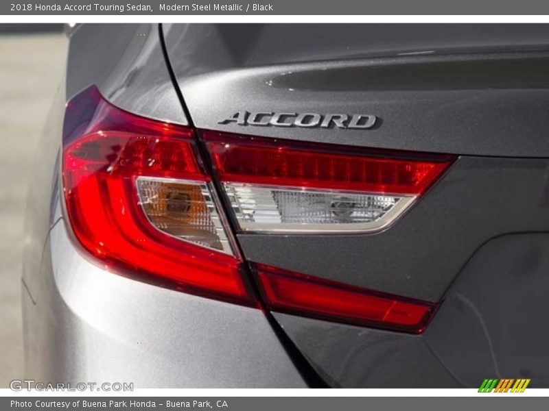Modern Steel Metallic / Black 2018 Honda Accord Touring Sedan