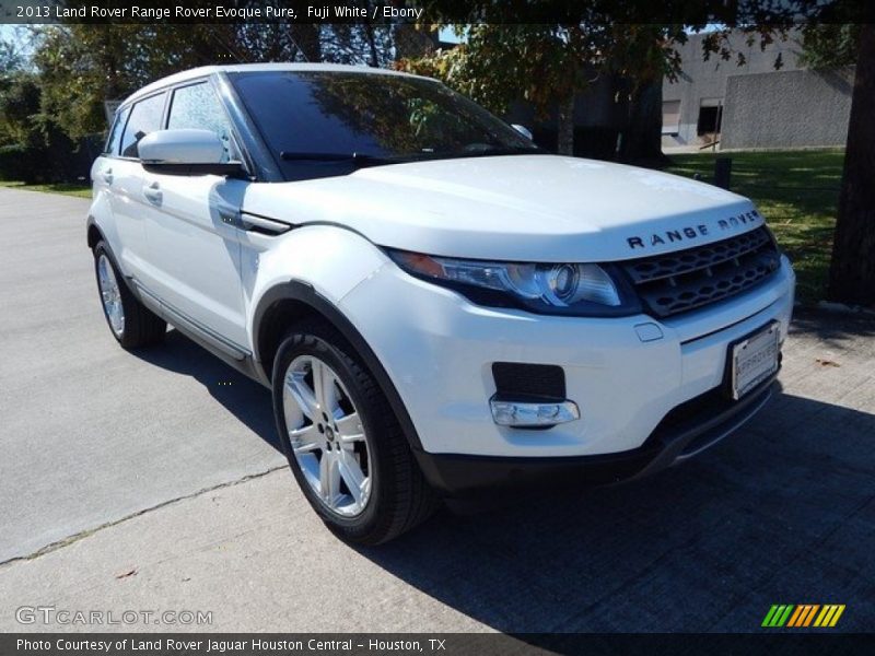 Fuji White / Ebony 2013 Land Rover Range Rover Evoque Pure