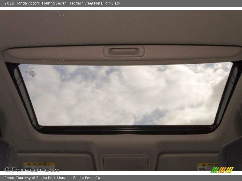 Modern Steel Metallic / Black 2018 Honda Accord Touring Sedan
