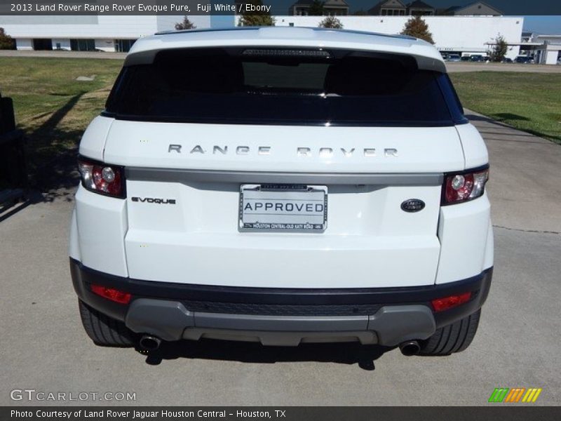 Fuji White / Ebony 2013 Land Rover Range Rover Evoque Pure