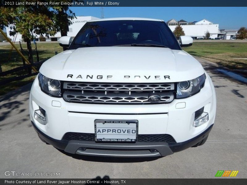 Fuji White / Ebony 2013 Land Rover Range Rover Evoque Pure