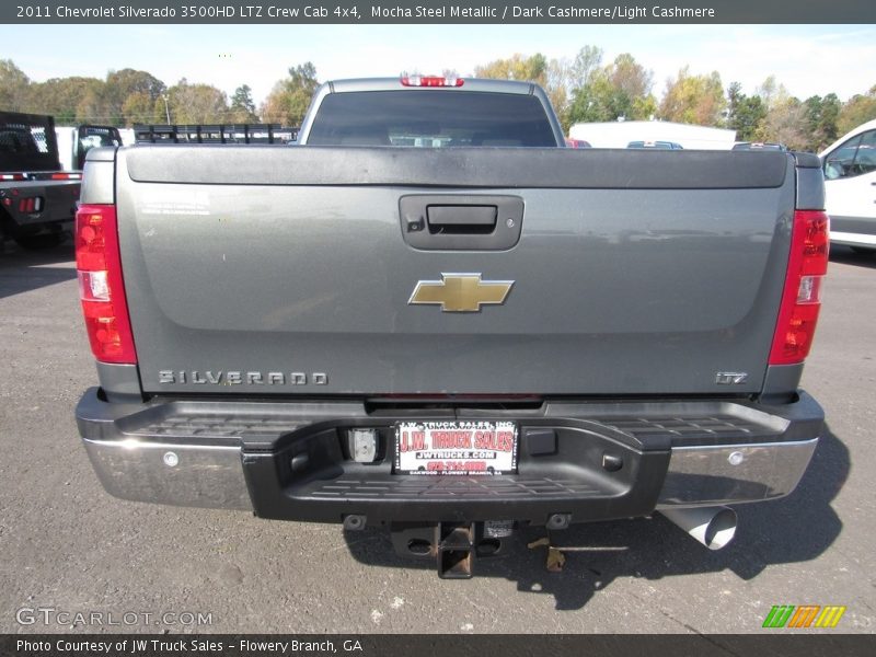 Mocha Steel Metallic / Dark Cashmere/Light Cashmere 2011 Chevrolet Silverado 3500HD LTZ Crew Cab 4x4