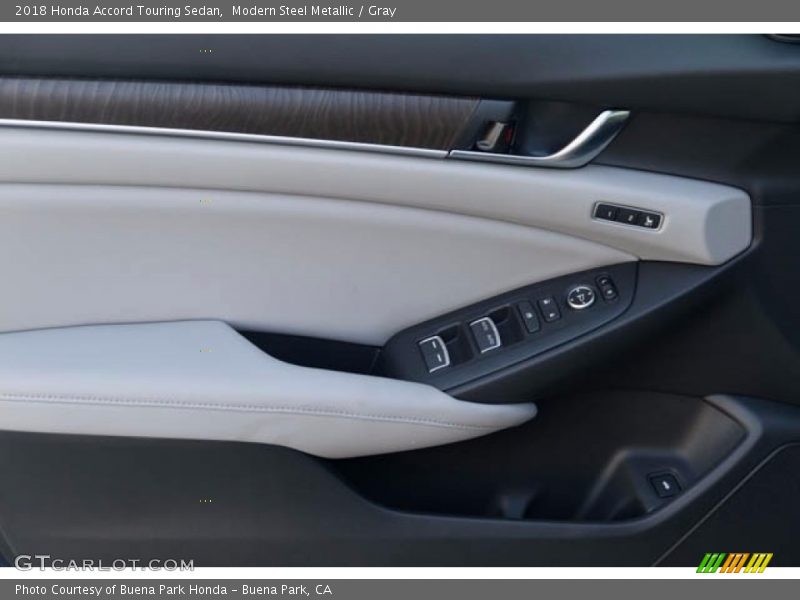 Modern Steel Metallic / Gray 2018 Honda Accord Touring Sedan