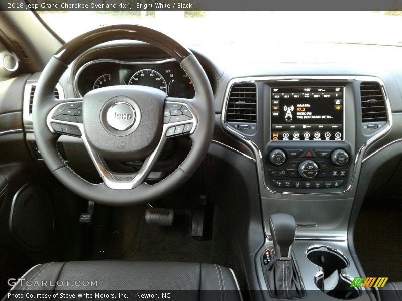 Bright White / Black 2018 Jeep Grand Cherokee Overland 4x4