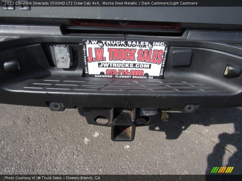 Mocha Steel Metallic / Dark Cashmere/Light Cashmere 2011 Chevrolet Silverado 3500HD LTZ Crew Cab 4x4
