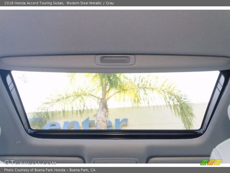 Modern Steel Metallic / Gray 2018 Honda Accord Touring Sedan