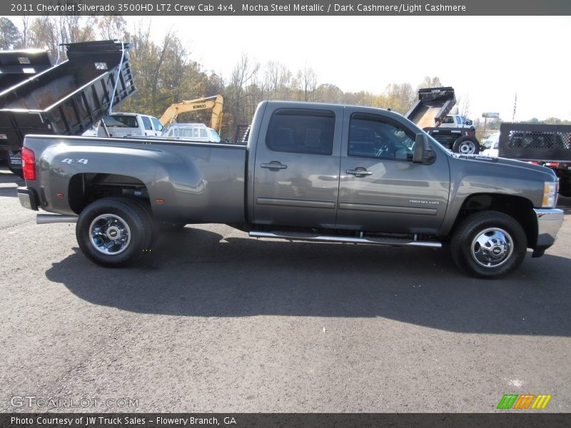 Mocha Steel Metallic / Dark Cashmere/Light Cashmere 2011 Chevrolet Silverado 3500HD LTZ Crew Cab 4x4