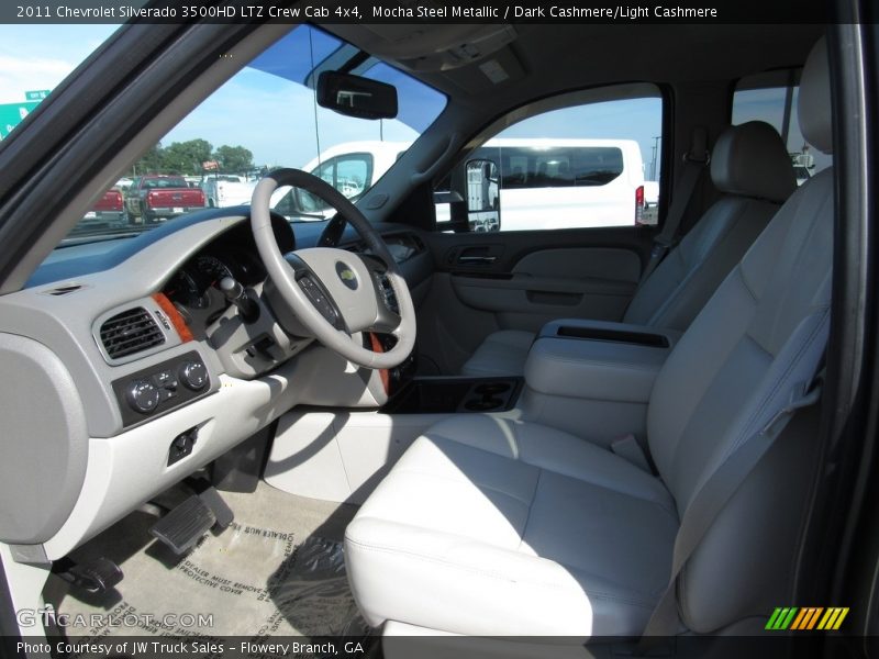 Mocha Steel Metallic / Dark Cashmere/Light Cashmere 2011 Chevrolet Silverado 3500HD LTZ Crew Cab 4x4