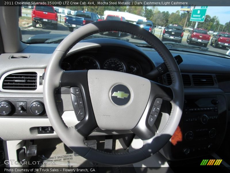 Mocha Steel Metallic / Dark Cashmere/Light Cashmere 2011 Chevrolet Silverado 3500HD LTZ Crew Cab 4x4