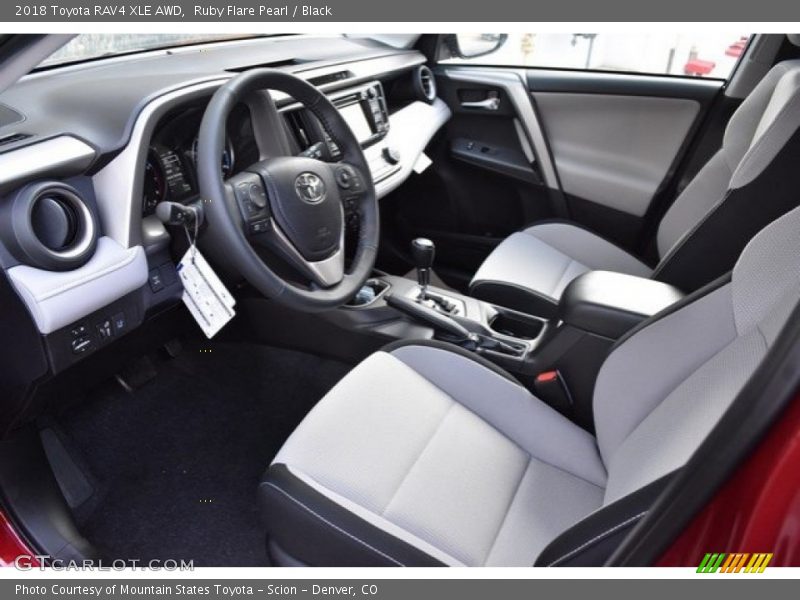 Ruby Flare Pearl / Black 2018 Toyota RAV4 XLE AWD