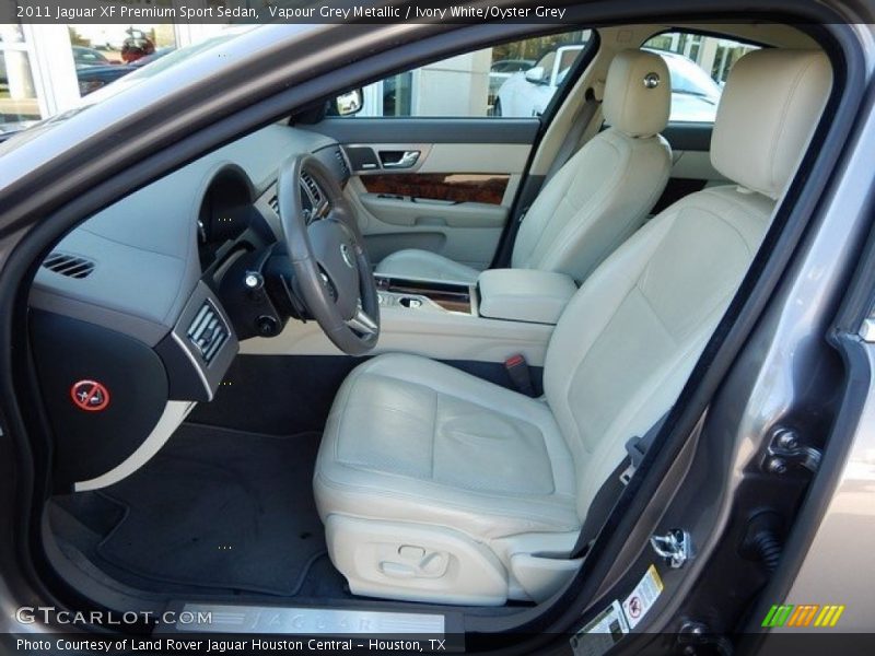 Vapour Grey Metallic / Ivory White/Oyster Grey 2011 Jaguar XF Premium Sport Sedan