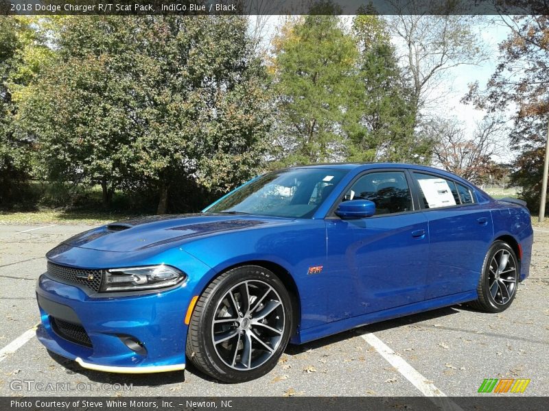 IndiGo Blue / Black 2018 Dodge Charger R/T Scat Pack