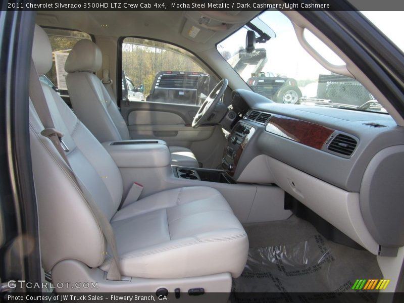 Mocha Steel Metallic / Dark Cashmere/Light Cashmere 2011 Chevrolet Silverado 3500HD LTZ Crew Cab 4x4