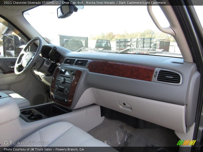 Mocha Steel Metallic / Dark Cashmere/Light Cashmere 2011 Chevrolet Silverado 3500HD LTZ Crew Cab 4x4